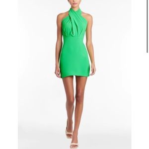 Amanda Uprichard size L green mini dress